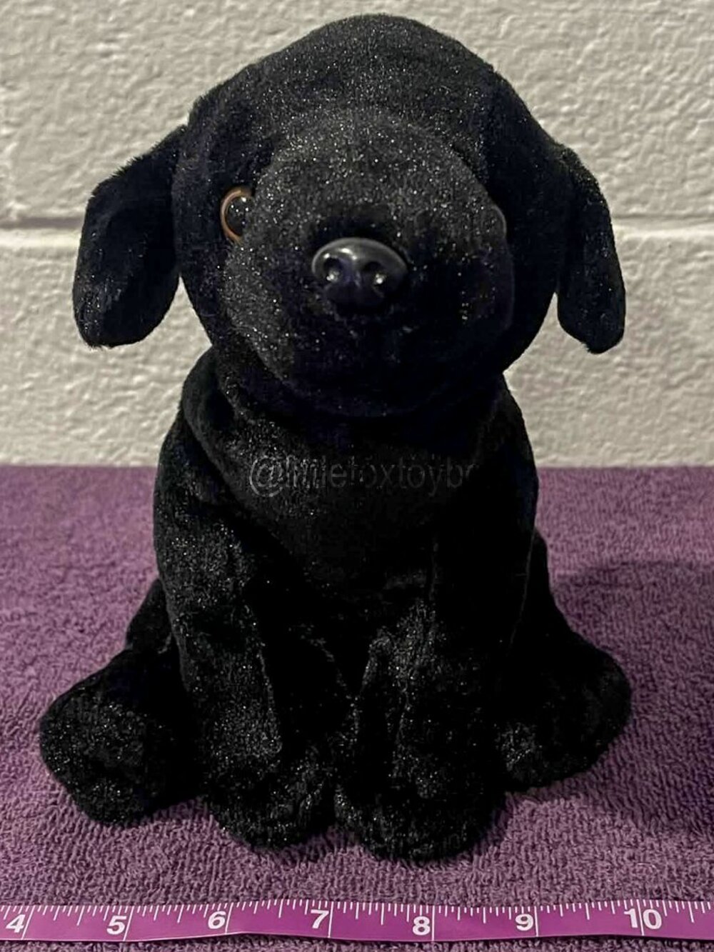 Anico International Black Lab Labrador Puppy 8 Plush Dog Stuffed Animal ESSA Pup